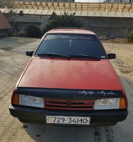 Красный ВАЗ 2109, объемом двигателя 0 л и пробегом 56 тыс. км за 1100 $, фото 1 на Automoto.ua