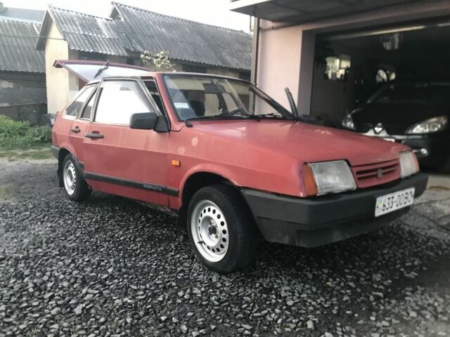 Красный ВАЗ 2109, объемом двигателя 1.1 л и пробегом 3 тыс. км за 500 $, фото 1 на Automoto.ua