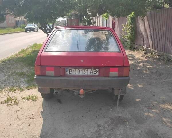 Красный ВАЗ 2109, объемом двигателя 1.5 л и пробегом 100 тыс. км за 1172 $, фото 1 на Automoto.ua