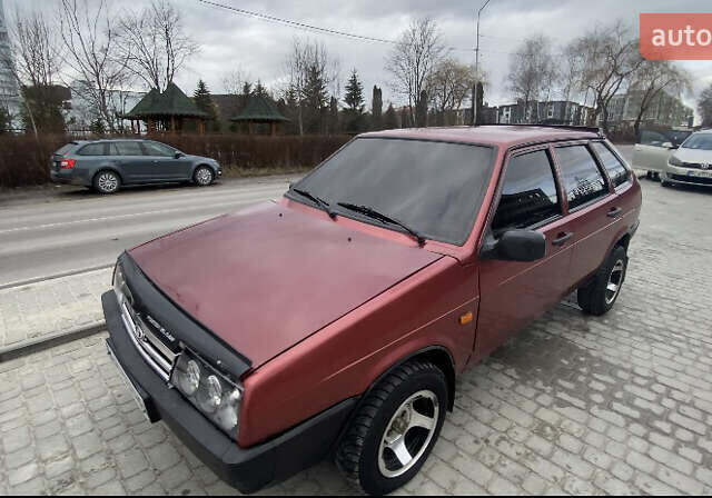 Красный ВАЗ 2109, объемом двигателя 1.5 л и пробегом 30 тыс. км за 1800 $, фото 1 на Automoto.ua