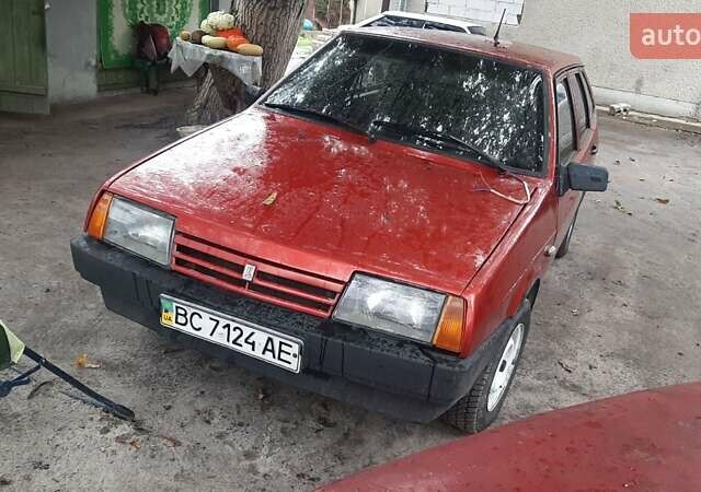 Красный ВАЗ 2109, объемом двигателя 1.5 л и пробегом 186 тыс. км за 1200 $, фото 1 на Automoto.ua