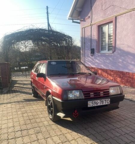 Красный ВАЗ 2109, объемом двигателя 1.5 л и пробегом 250 тыс. км за 1200 $, фото 1 на Automoto.ua