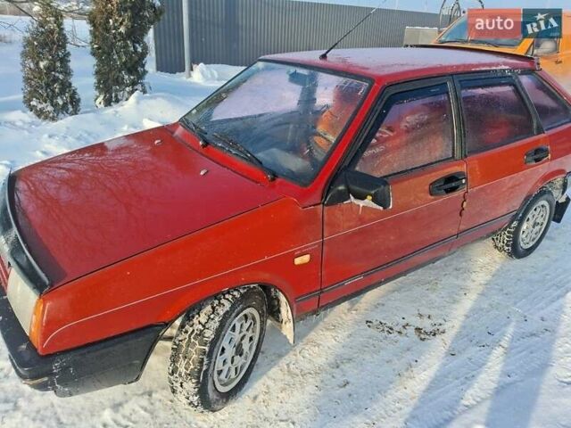 Червоний ВАЗ 2109, об'ємом двигуна 1.3 л та пробігом 120 тис. км за 1000 $, фото 1 на Automoto.ua