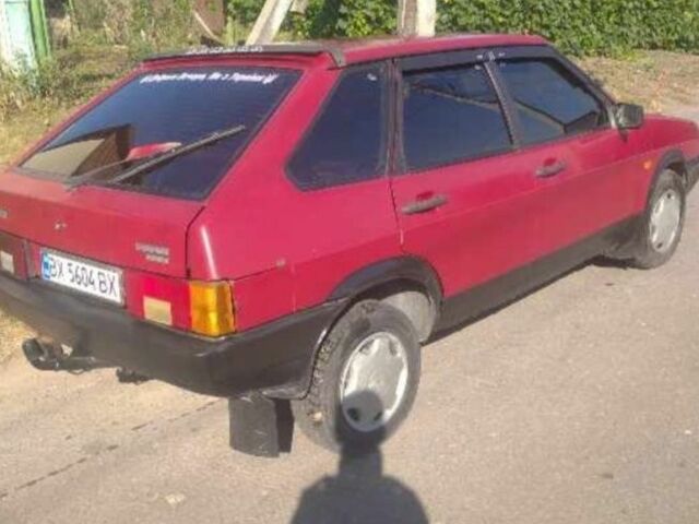 Красный ВАЗ 2109, объемом двигателя 1.5 л и пробегом 40 тыс. км за 1000 $, фото 1 на Automoto.ua