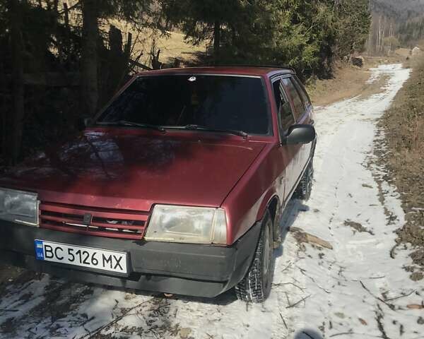 Красный ВАЗ 2109, объемом двигателя 1.6 л и пробегом 87 тыс. км за 1110 $, фото 1 на Automoto.ua