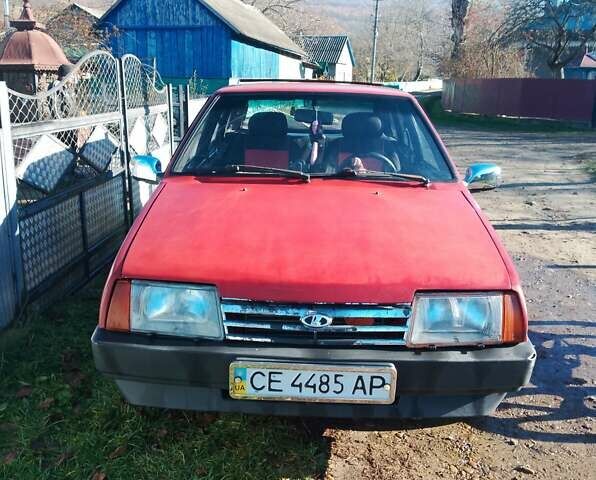 Красный ВАЗ 2109, объемом двигателя 1.5 л и пробегом 446 тыс. км за 950 $, фото 1 на Automoto.ua