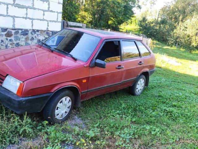 Красный ВАЗ 2109, объемом двигателя 1.5 л и пробегом 50 тыс. км за 1500 $, фото 1 на Automoto.ua