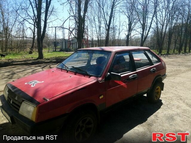 Красный ВАЗ 2109, объемом двигателя 1.3 л и пробегом 230 тыс. км за 800 $, фото 1 на Automoto.ua