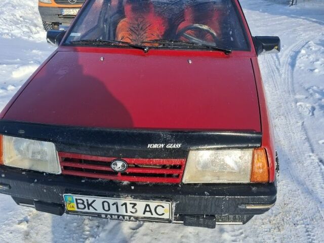 Червоний ВАЗ 2109, об'ємом двигуна 1.3 л та пробігом 120 тис. км за 1000 $, фото 1 на Automoto.ua