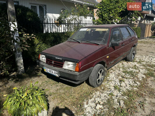Красный ВАЗ 2109, объемом двигателя 1.5 л и пробегом 273 тыс. км за 1300 $, фото 1 на Automoto.ua