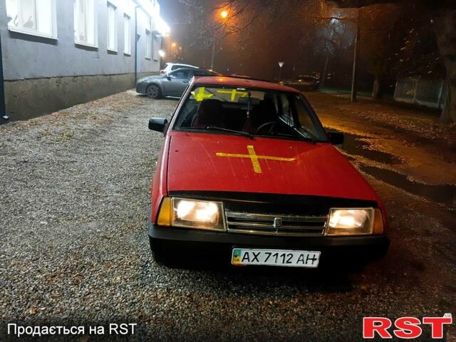 Красный ВАЗ 2109, объемом двигателя 1.3 л и пробегом 0 тыс. км за 1100 $, фото 1 на Automoto.ua