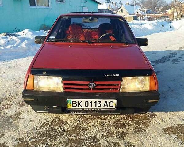Красный ВАЗ 2109, объемом двигателя 1.3 л и пробегом 120 тыс. км за 950 $, фото 1 на Automoto.ua