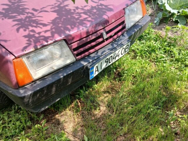 Красный ВАЗ 2109, объемом двигателя 1.5 л и пробегом 6 тыс. км за 983 $, фото 1 на Automoto.ua
