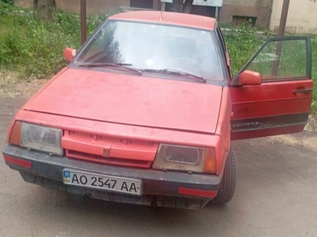 Красный ВАЗ 2109, объемом двигателя 1.6 л и пробегом 300 тыс. км за 400 $, фото 1 на Automoto.ua
