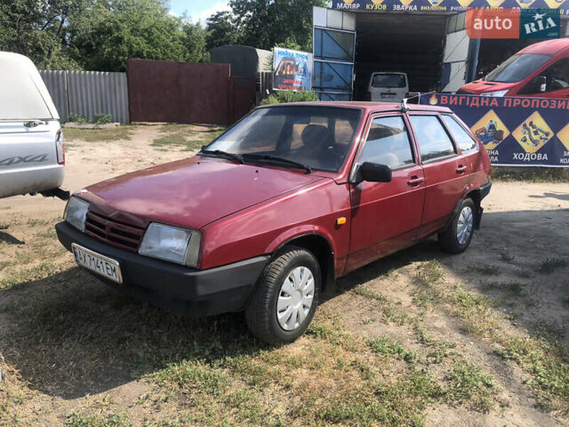 Красный ВАЗ 2109, объемом двигателя 1.5 л и пробегом 224 тыс. км за 1600 $, фото 1 на Automoto.ua