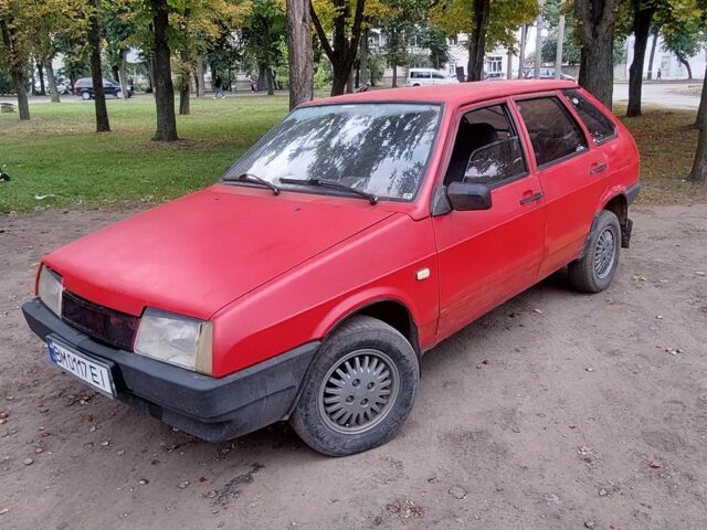 Красный ВАЗ 2109, объемом двигателя 1.5 л и пробегом 123 тыс. км за 850 $, фото 1 на Automoto.ua