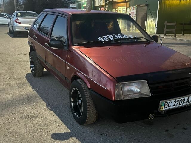 Красный ВАЗ 2109, объемом двигателя 1.5 л и пробегом 3 тыс. км за 1000 $, фото 1 на Automoto.ua