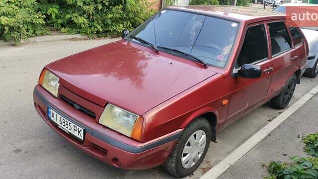 Червоний ВАЗ 2109, об'ємом двигуна 1.5 л та пробігом 94 тис. км за 1000 $, фото 1 на Automoto.ua