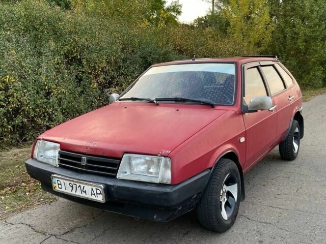 Красный ВАЗ 2109, объемом двигателя 1.5 л и пробегом 240 тыс. км за 1604 $, фото 1 на Automoto.ua