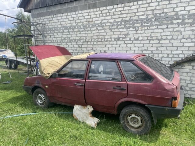 Червоний ВАЗ 2109, об'ємом двигуна 1.5 л та пробігом 666 тис. км за 333 $, фото 1 на Automoto.ua