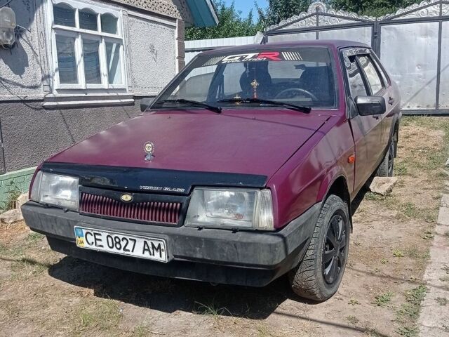 Красный ВАЗ 2109, объемом двигателя 1.5 л и пробегом 220 тыс. км за 1002 $, фото 1 на Automoto.ua