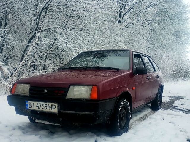 Червоний ВАЗ 2109, об'ємом двигуна 1.5 л та пробігом 210 тис. км за 1650 $, фото 1 на Automoto.ua