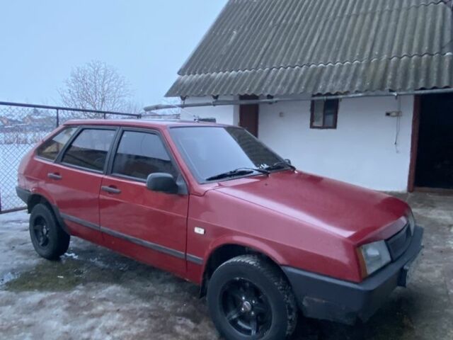 Червоний ВАЗ 2109, об'ємом двигуна 1.5 л та пробігом 100 тис. км за 1000 $, фото 1 на Automoto.ua