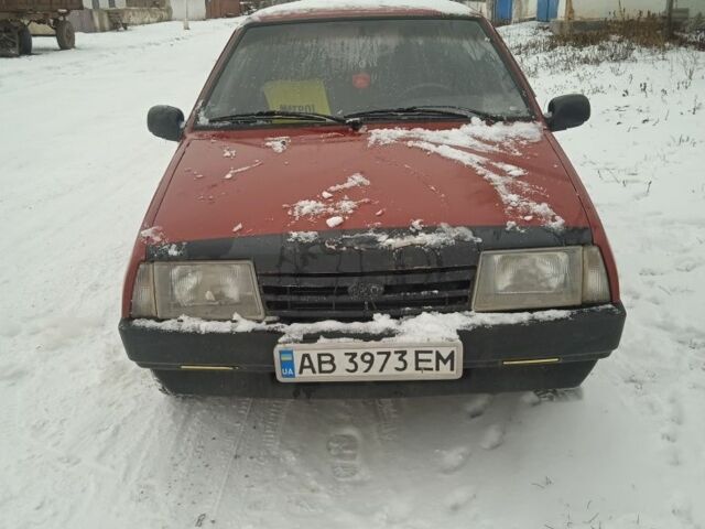Красный ВАЗ 2109, объемом двигателя 1.5 л и пробегом 3 тыс. км за 1000 $, фото 1 на Automoto.ua