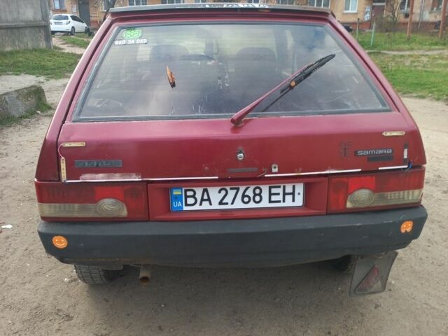 Красный ВАЗ 2109, объемом двигателя 1.5 л и пробегом 300 тыс. км за 600 $, фото 1 на Automoto.ua