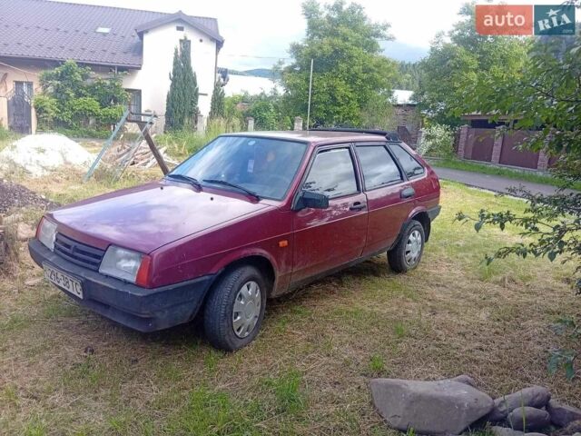 Красный ВАЗ 2109, объемом двигателя 1.5 л и пробегом 261 тыс. км за 600 $, фото 1 на Automoto.ua