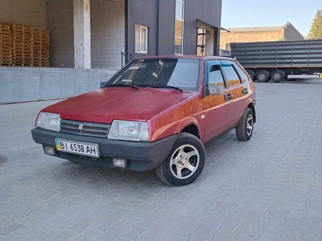 Красный ВАЗ 2109, объемом двигателя 1.5 л и пробегом 55 тыс. км за 1301 $, фото 1 на Automoto.ua
