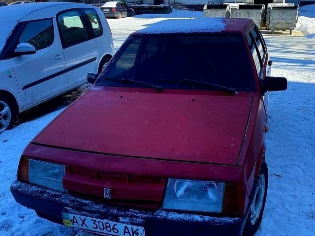 Красный ВАЗ 2109, объемом двигателя 1.5 л и пробегом 100 тыс. км за 550 $, фото 1 на Automoto.ua
