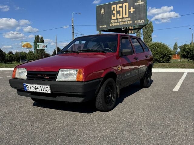 Красный ВАЗ 2109, объемом двигателя 1.5 л и пробегом 219 тыс. км за 1350 $, фото 1 на Automoto.ua