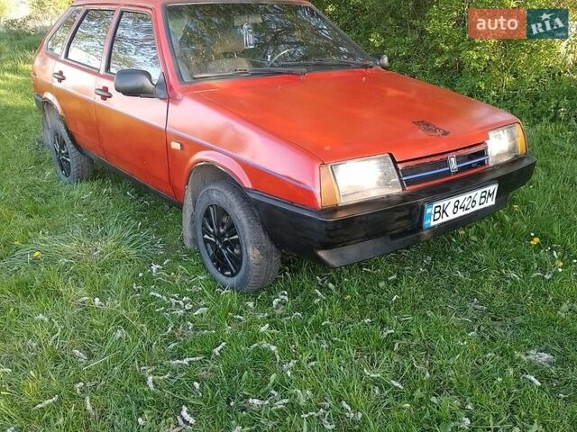 Красный ВАЗ 2109, объемом двигателя 1.5 л и пробегом 170 тыс. км за 649 $, фото 1 на Automoto.ua