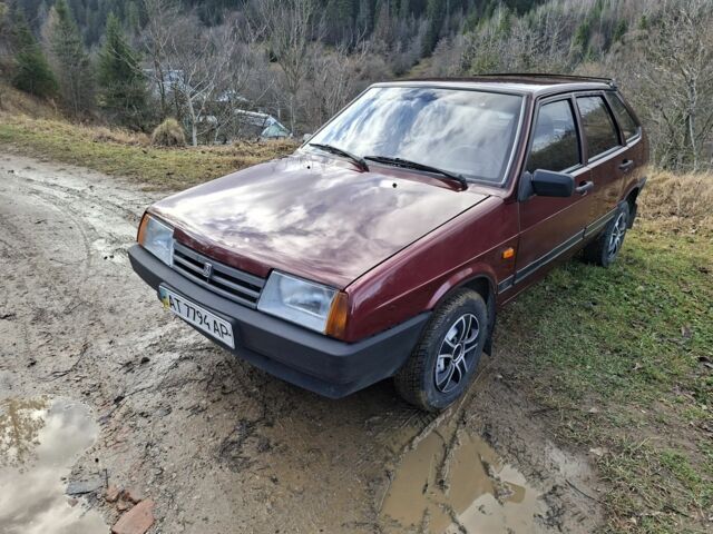 Красный ВАЗ 2109, объемом двигателя 1.5 л и пробегом 150 тыс. км за 1200 $, фото 1 на Automoto.ua