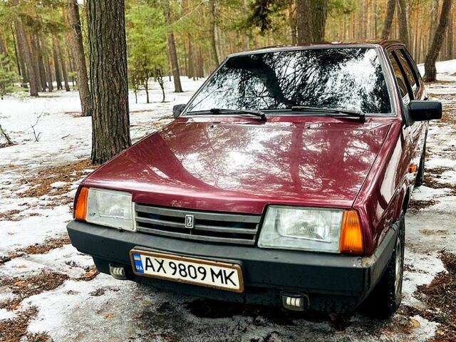 Красный ВАЗ 2109, объемом двигателя 1.5 л и пробегом 144 тыс. км за 1350 $, фото 1 на Automoto.ua