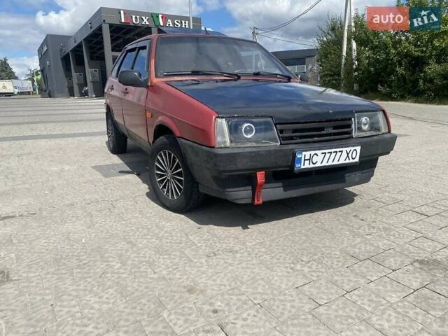 Красный ВАЗ 2109, объемом двигателя 1.5 л и пробегом 350 тыс. км за 1300 $, фото 1 на Automoto.ua
