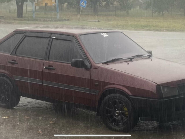 Красный ВАЗ 2109, объемом двигателя 1.5 л и пробегом 150 тыс. км за 2300 $, фото 1 на Automoto.ua