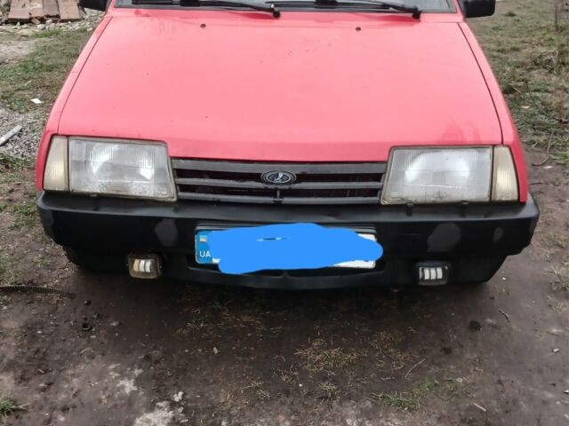 Красный ВАЗ 2109, объемом двигателя 1 л и пробегом 23 тыс. км за 1400 $, фото 1 на Automoto.ua