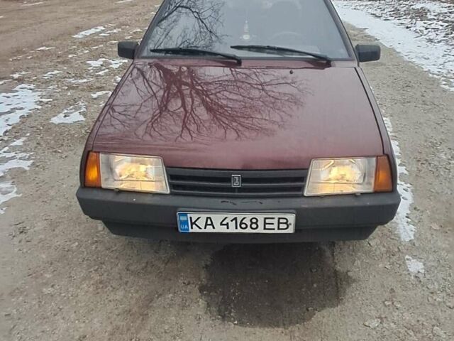 Красный ВАЗ 2109, объемом двигателя 1.5 л и пробегом 98 тыс. км за 2400 $, фото 1 на Automoto.ua