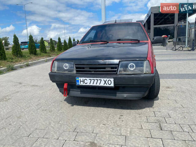 Красный ВАЗ 2109, объемом двигателя 1.5 л и пробегом 100 тыс. км за 900 $, фото 1 на Automoto.ua