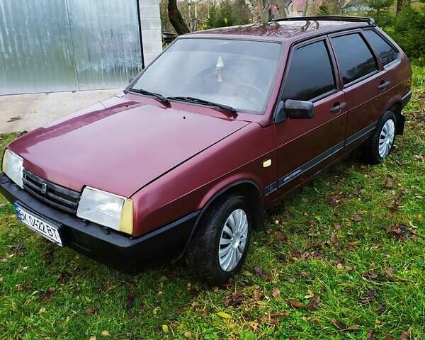 Красный ВАЗ 2109, объемом двигателя 1.6 л и пробегом 169 тыс. км за 1350 $, фото 1 на Automoto.ua
