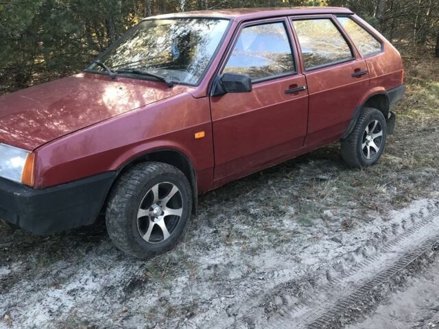 Красный ВАЗ 2109, объемом двигателя 1.6 л и пробегом 75 тыс. км за 2400 $, фото 1 на Automoto.ua