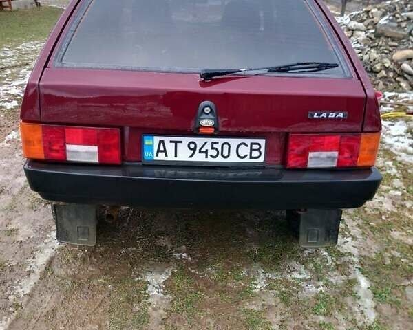 Красный ВАЗ 2109, объемом двигателя 1.6 л и пробегом 160 тыс. км за 2200 $, фото 1 на Automoto.ua