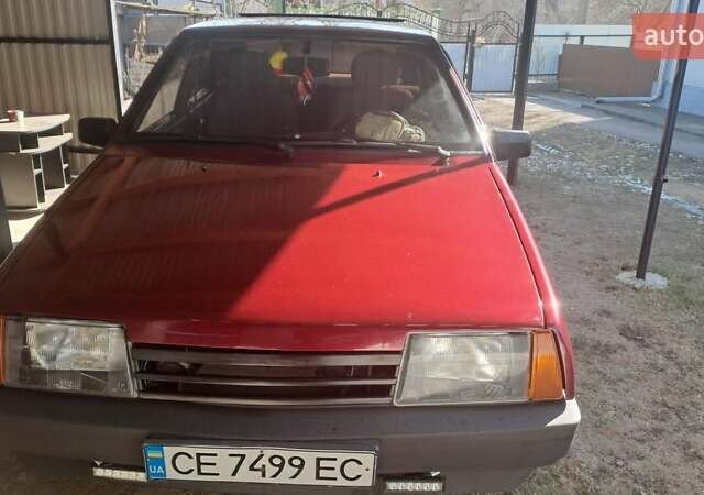 Красный ВАЗ 2109, объемом двигателя 1.6 л и пробегом 190 тыс. км за 2500 $, фото 1 на Automoto.ua