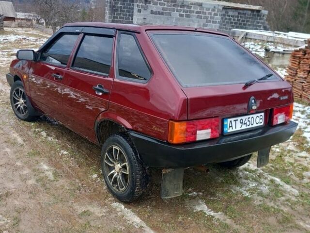 Красный ВАЗ 2109, объемом двигателя 1.6 л и пробегом 160 тыс. км за 2200 $, фото 1 на Automoto.ua