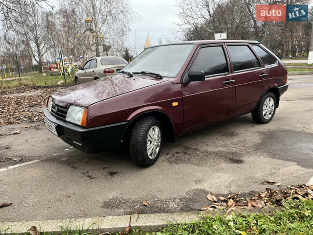 Красный ВАЗ 2109, объемом двигателя 1.6 л и пробегом 176 тыс. км за 2100 $, фото 1 на Automoto.ua