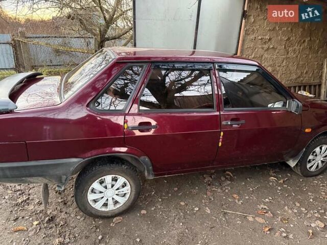 Красный ВАЗ 2109, объемом двигателя 1.6 л и пробегом 43 тыс. км за 3800 $, фото 1 на Automoto.ua