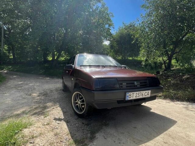 Красный ВАЗ 2109, объемом двигателя 1.6 л и пробегом 127 тыс. км за 1600 $, фото 1 на Automoto.ua