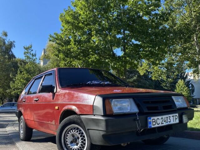 Красный ВАЗ 2109, объемом двигателя 1.3 л и пробегом 96 тыс. км за 700 $, фото 1 на Automoto.ua